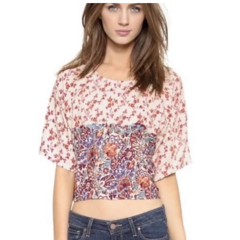 House of Harlow 1960 Women’s Cropped Oversize Top – Size Small